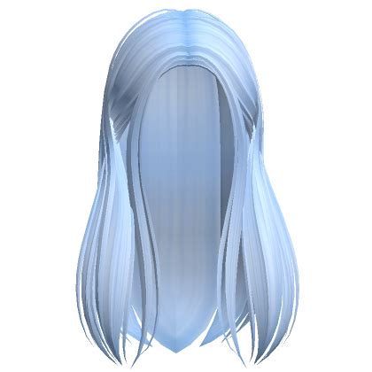 Long Straight Tucked Back Hair Light Blue Roblox Item Rolimon S