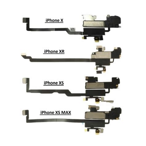 Alto Falante Auricular Iphone X Xr Xs Xsmax Flex Sensor De