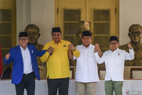 Golkar PAN Dan PKB Berkoalisi Dukung Prabowo Subianto ANTARA News