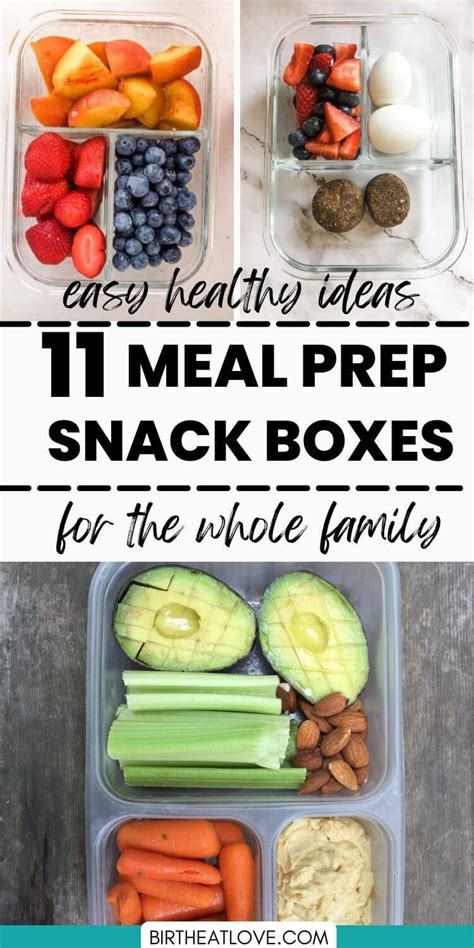 Healthy Meal Prep Snacks That Are Super Easy To Make Ahead Recipe