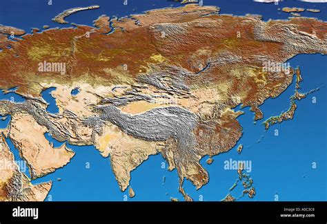 Russia Map Satellite Hi Res Stock Photography And Images Alamy