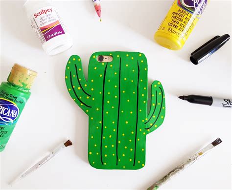 Diy Cactus Phone Case