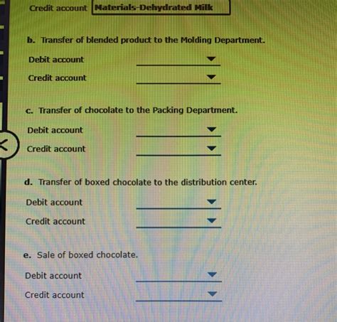 Solved Entries For Materials Cost Flows In A Process Cost Chegg