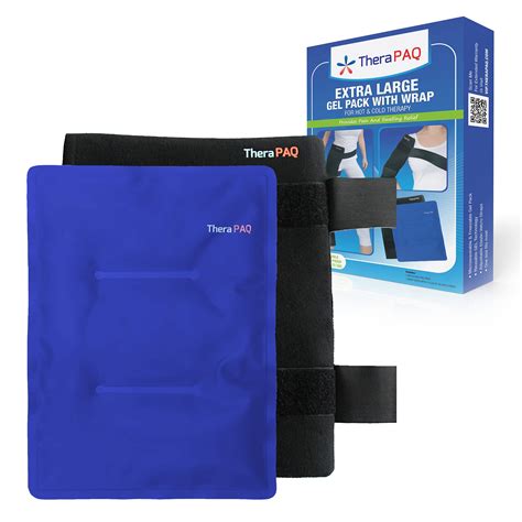 Therapaq Ice Packs For Injuries Reusable Version Adjustable Large