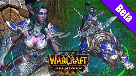 Warcraft Reforged Night Elf Units Models In Game Preview Campaign