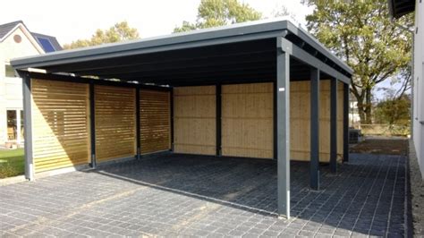 Elbecarportsde Doppelcarport Mit Sichtschutz