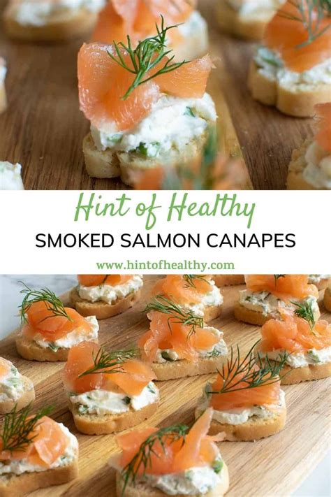 Smoked Salmon Canapes Artofit