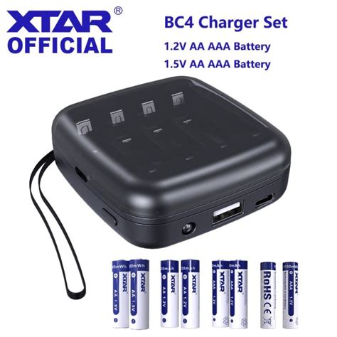 XTAR Batteries Set 1 2V NiMH AA AAA Batteries 1 5V Li Ion AA AAA