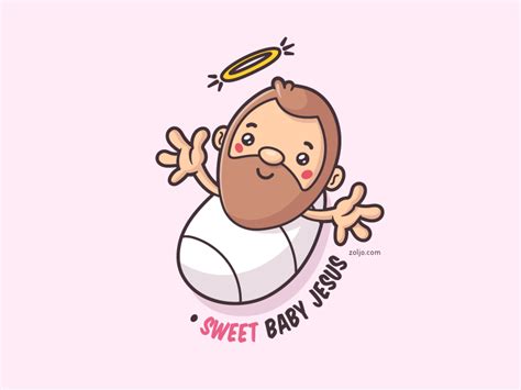 Sweet Baby Jesus By Zoran Milic On Dribbble