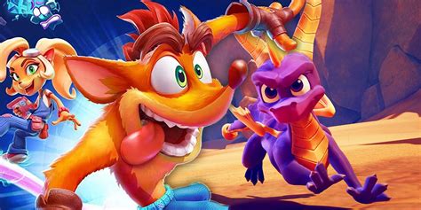 Crash Bandicoot And Spyro Wallpaper