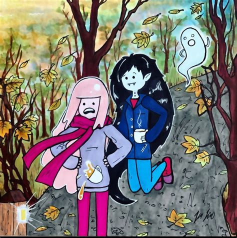 Marceline and Bubblegum by thevoidisvoid on DeviantArt