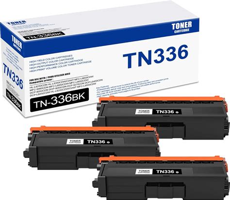 Amazon Pack Tn Black Toner Cartridge Compatible For Brother