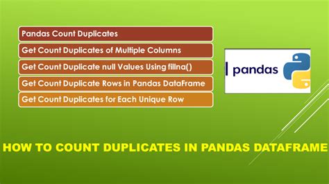 How To Count Duplicates In Pandas Dataframe Spark By {examples}