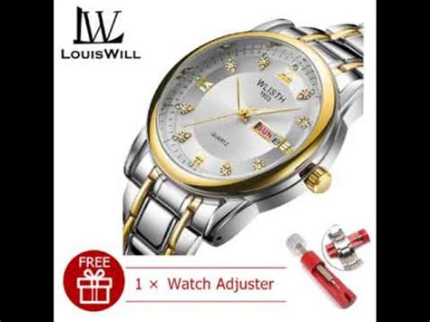 LouisWill Men Fashion Watches Quartz Watches Casual Wristwatches - YouTube