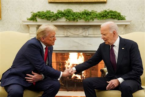 Biden Trump Meeting Live Updates Of White House Transition Talks