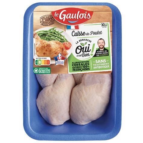 LE GAULOIS Cuisses De Poulet Blanc 1kg Pas Cher Auchan Fr