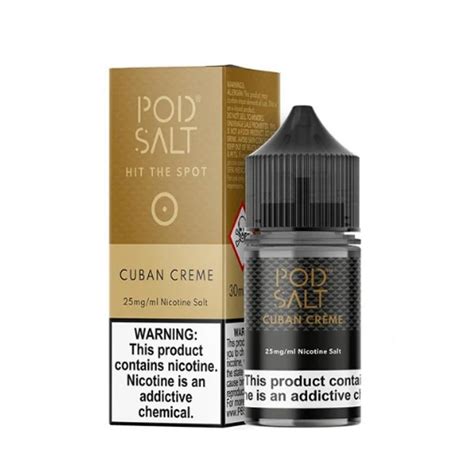 CUBAN CREME POD SALT 30ml