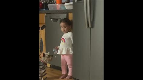 Watch Viral Video Shows Toddler Pretending To Be Asleep When Caught