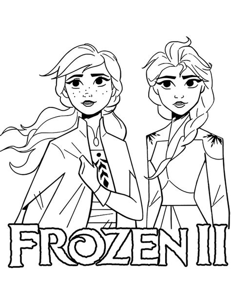 Elsa Frozen 2 Coloring Pages Free / Then you can print it and color it ...