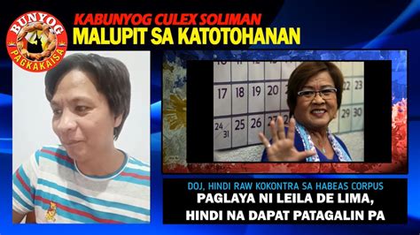 PAGLAYA NI LEILA DE LIMA HINDI NA DAPAT PATAGALIN PA YouTube