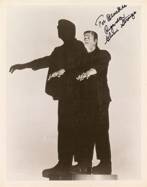 Frankenstein: Glenn Strange Signed Photograph