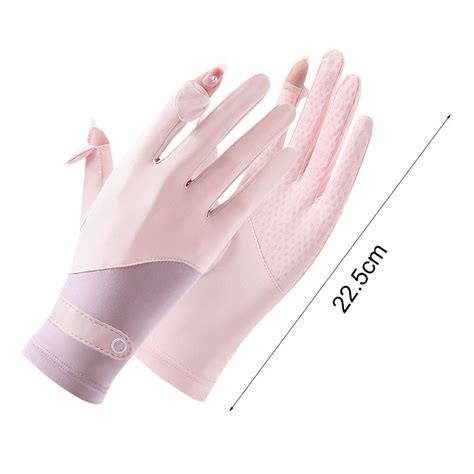 Anti Uv Touch Screen Mittens Sunscreen Gloves Women Gloves Ice Silk Gloves Ebay