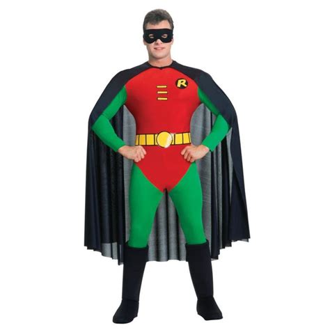 Men’s Deluxe Robin Costume - Medium | Robin costume, Super hero costumes, Robin halloween costume