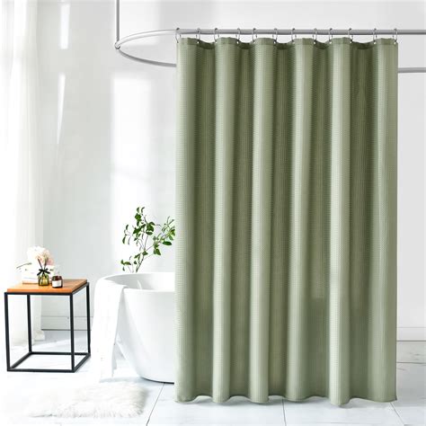 Ebern Designs Sulmy Solid Color Shower Curtain With 12 Stainless Steel