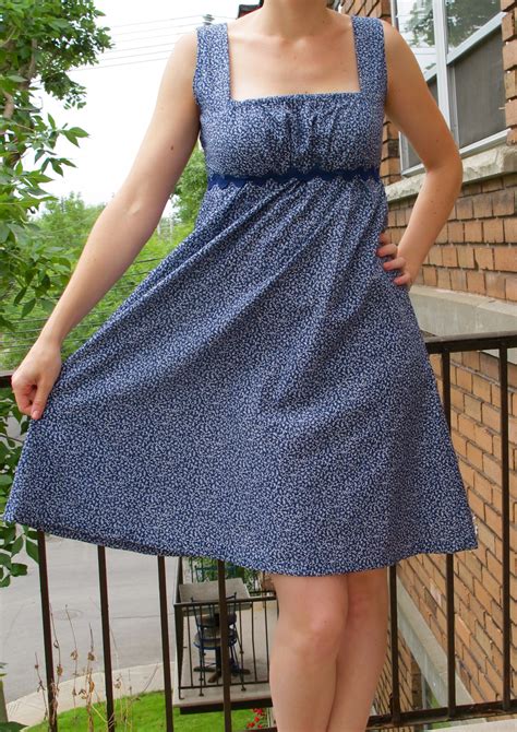 Empire Waist Summer Dress Sewing Projects