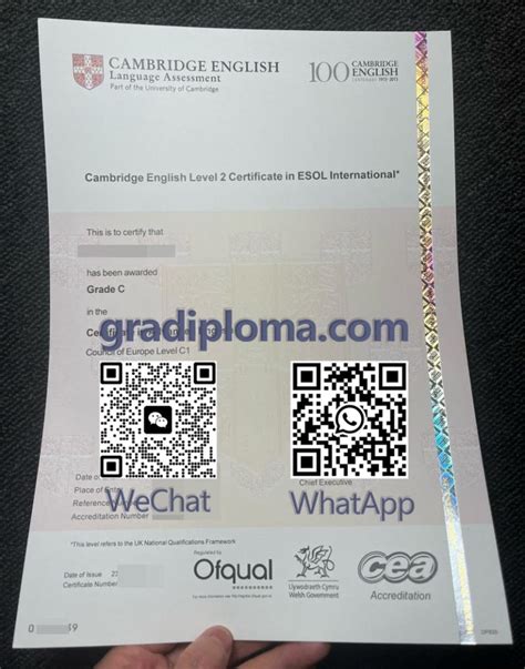 Waar Kunt U Een Vals Cambridge English Level 2 Certificaat Bestellen