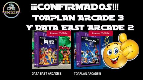 Evercade CONFIRMADOS Nuevos Cartuchos ARCADE TOAPLAN 3 Y DATA EAST 2