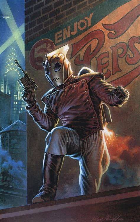 The Rocketeer By Felipe Massafera Comic Books Art Comic Art Comic