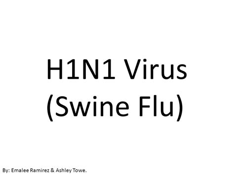 H1N1 Virus (Swine Flu) By: Emalee Ramirez & Ashley Towe. - ppt download