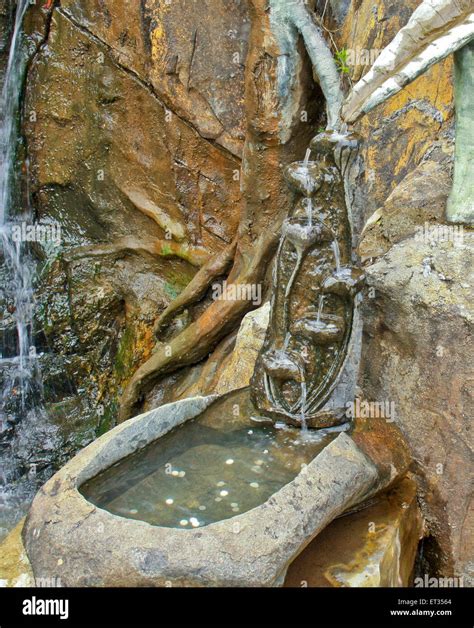 Ancient Waterfall Fountain With A Long History Stock Photo Alamy