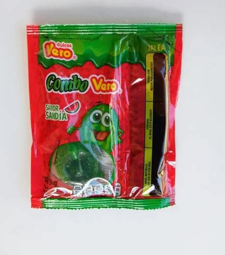 Paleta Combo Vero Sabor Sandia Dulce Picosito 1 Pieza Mercadolibre