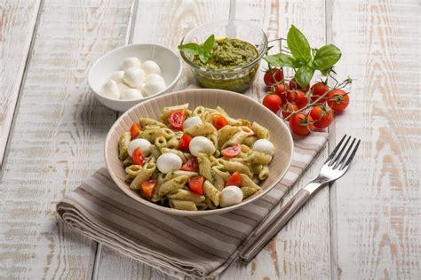 Recette P Tes Froides Au Pesto Mozzarella Et Tomates Cerises Galbani