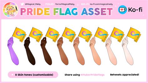 Free Vtuber Autistic Pride Flag Asset MagicalMeily S Ko Fi Shop