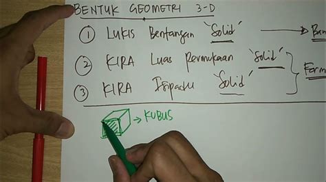 Matematik Tingkatan 2 Bab 6 Bentuk Geometri 3 D Pengenalan Bentuk