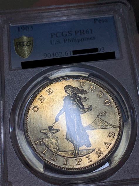 Rare!! Proof 1903 US Philippine silver peso, Hobbies & Toys ...