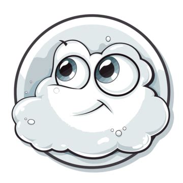 Cartoon Cloud Face PNG Transparent Images Free Download | Vector Files | Pngtree