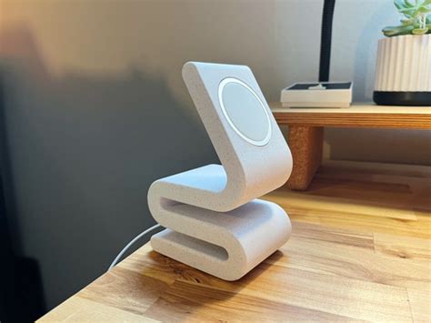 The Surge Wavy 3d Printed Magsafe Charger Stand Etsy