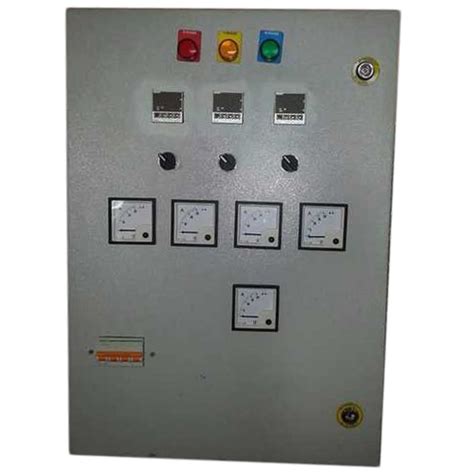 Mild Steel Sheet 415 V Single Phase Electrical Control Panel Ip Rating