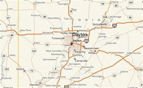 Dayton Ohio County Map