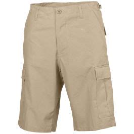 MFH US BDU Bermuda Shorts Ripstop Khaki