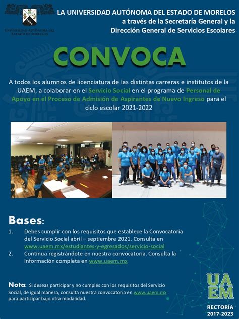 Convocatoria Personal De Apoyo En El Proceso De Admisión 2021