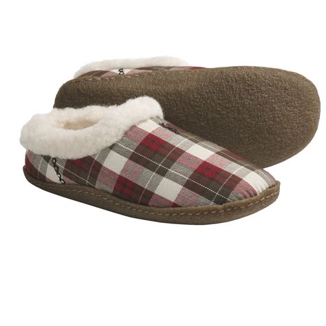 Sorel Nakiska Plaid Slippers For Women 4740t