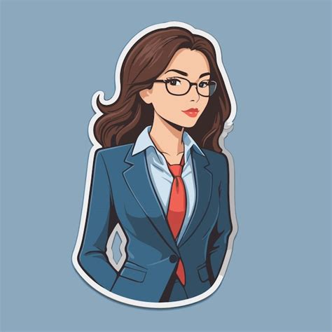 Vector De Dibujos Animados De Mujeres De Negocios Vector Premium