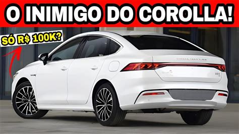 ESTE NOVO SEDAN MÉDIO BRASILEIRO QUE VAI ACABAR O COROLLA POR