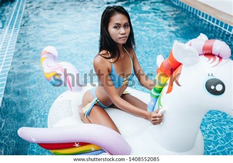 Sexy Thai Woman Wearing Bikini Relaxing Stock Photo Shutterstock