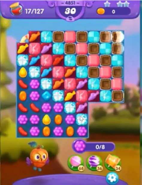 Tips And Walkthrough Candy Crush Friends Level 4851